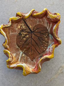 Basswood Leaf Irregular Shape Tray by Jennica Kruse