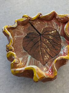 Basswood Leaf Irregular Shape Tray by Jennica Kruse