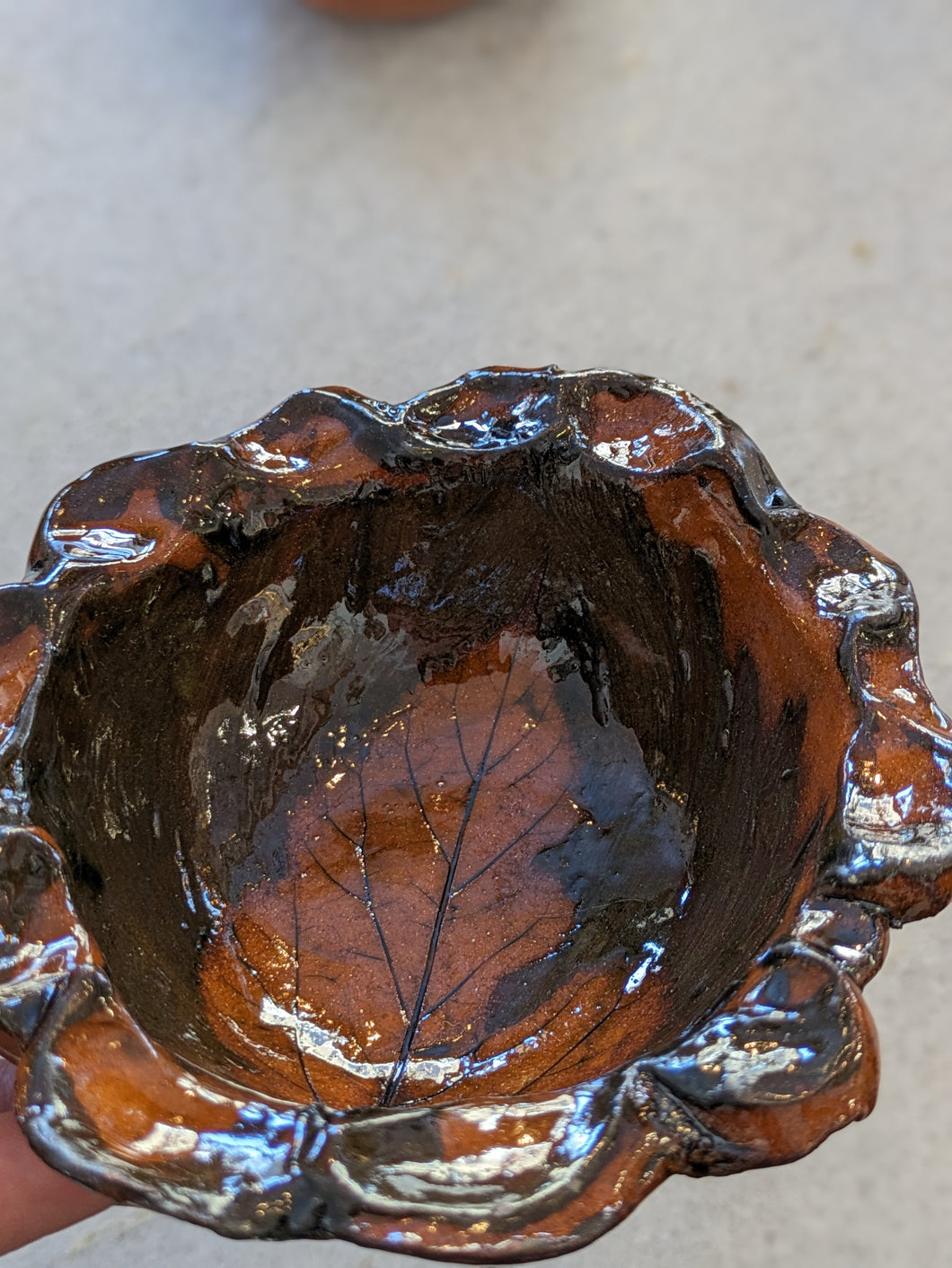 Mulberry & Hackberry Leaf Small Bowls by Jennica Kruse