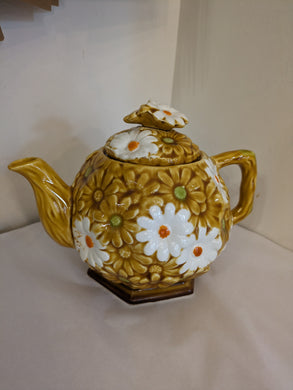 Vintage Floral Teapot