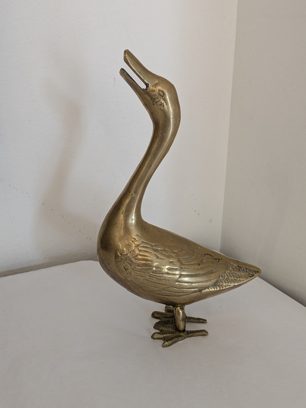 Vintage/Previously Adored Brass Geese