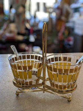 5 Piece Vintage Garden Condiment Set