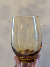 Previously Adored Amber Stemless Glasses (Set of 2)