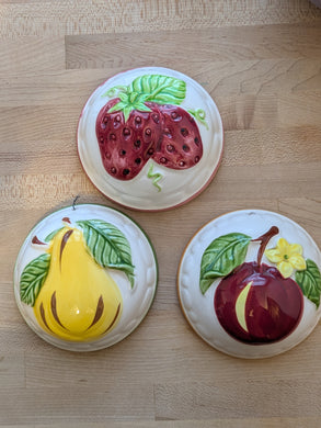 Vintage/Previously Adored Fruit Wall Décor (Set of 3)