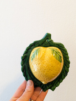 Previously Adored/Vintage Lemon Wall Pocket Planter