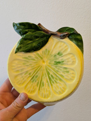 Previously Adored/Vintage Lemon Wall Pocket Planter