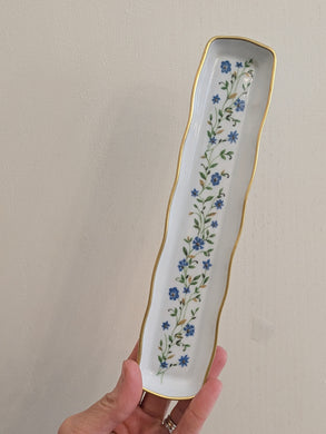 Vintage Limoges France Long Porcelain Tray