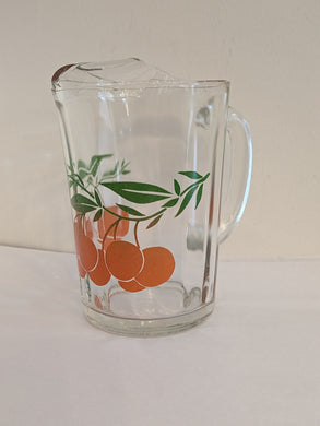 Vintage/Previously Adored Oranges Glass Pitcher
