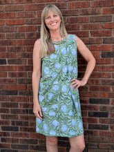 Reversible Wrap Dress – Vintage-Inspired, Hand Block Printed