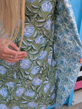 Reversible Wrap Dress – Vintage-Inspired, Hand Block Printed