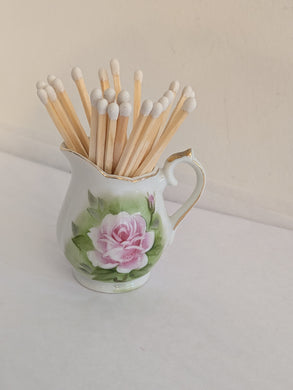 Vintage/Previously Adored Flower Creamer With Matches