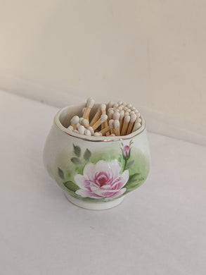 Vintage/Previously Adored Flower Vessel With Matches