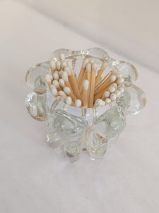 Vintage/Previously Adored Glass Vessel With Matches