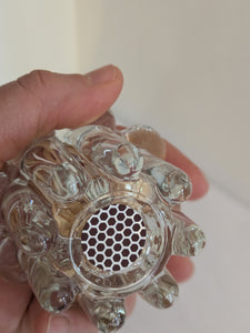 Vintage/Previously Adored Glass Vessel With Matches