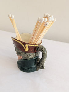 Vintage Royal Doulton Mini Character Mugs With Matches & Stricker