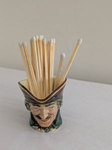 Vintage Royal Doulton Mini Character Mugs With Matches & Stricker