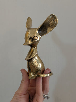 Vintage/Previously Adored Brass Mouse