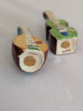 Vintage Hand-Painted Musical Instrument Salt & Pepper Shakers