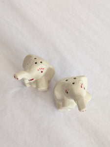 Vintage Elephant Salt & Pepper Shakers