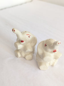 Vintage Elephant Salt & Pepper Shakers