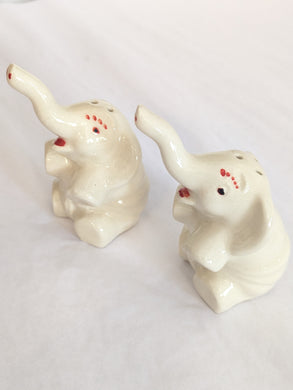 Vintage Elephant Salt & Pepper Shakers
