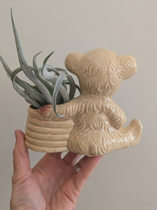Vintage Bear With Honey Pot Planter