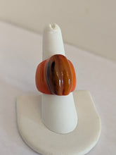 Cocoa Bean Handcrafted Zebu Horn Rings from Madagascar