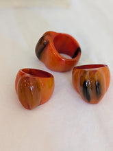 Cocoa Bean Handcrafted Zebu Horn Rings from Madagascar