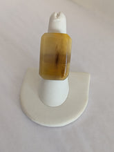 Handcrafted Zebu Horn Rings from Madagascar - Rectangle