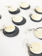 Earrings - Double Coin Horn Earrings - Handcrafted in Madagascar