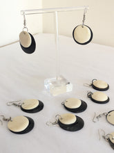 Earrings - Double Coin Horn Earrings - Handcrafted in Madagascar