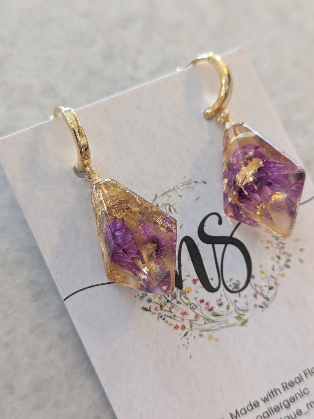 Star Flower Earrings