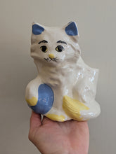 Vintage/Previously Adored Cat Planter/Vase