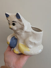Vintage/Previously Adored Cat Planter/Vase