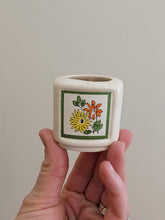 Vintage/Previously Adored Floral Toothpick/Match Holde