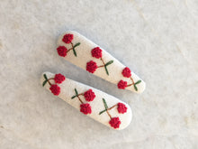 Embroidered Hair Clips (Multiple Styles)