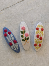 Large Embroidered Hair Clips (Multiple Styles)