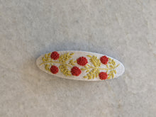 Large Embroidered Hair Clips (Multiple Styles)