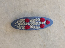 Large Embroidered Hair Clips (Multiple Styles)