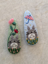 Large Embroidered Animal Hair Clips (Multiple Styles- Extra Detail)