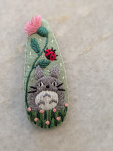 Large Embroidered Animal Hair Clips (Multiple Styles- Extra Detail)