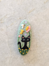 Large Embroidered Animal Hair Clips (Multiple Styles- Extra Detail)