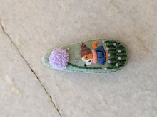 Large Embroidered Animal Hair Clips (Multiple Styles- Extra Detail)