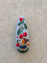 Large Embroidered Animal Hair Clips (Multiple Styles- Extra Detail)
