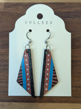 Hand-Painted Wood Earrings