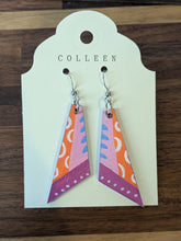Hand-Painted Wood Earrings