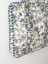 Twilight Tapestry Quilted Block Print Tote