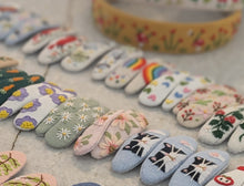 Embroidered Hair Clips (Multiple Styles)