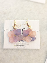 Hydrangea Huggie Earrings - Multiple Colors