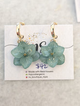 Hydrangea Huggie Earrings - Multiple Colors